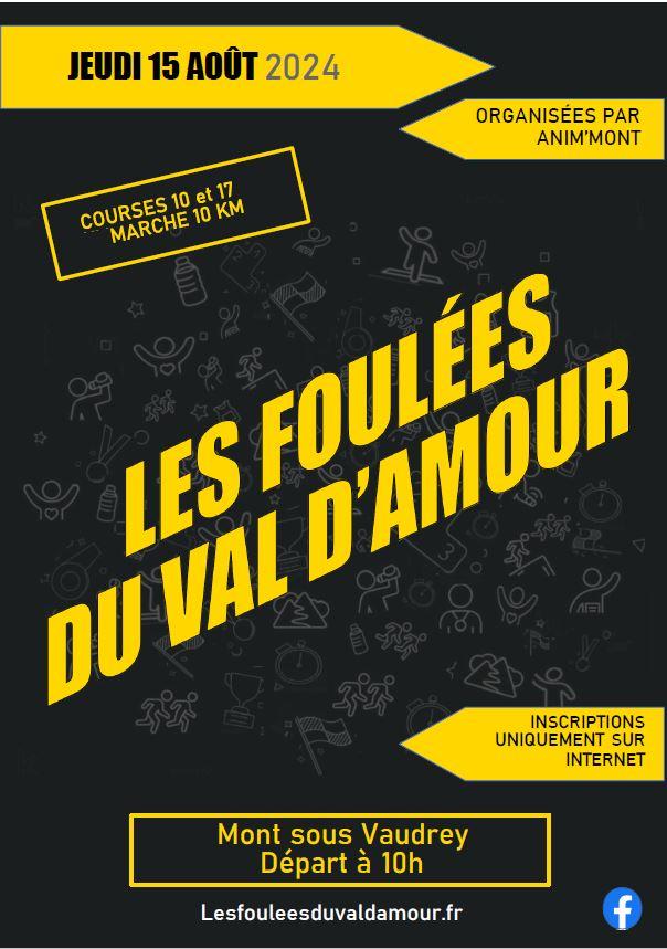 Affiche foulees 2024