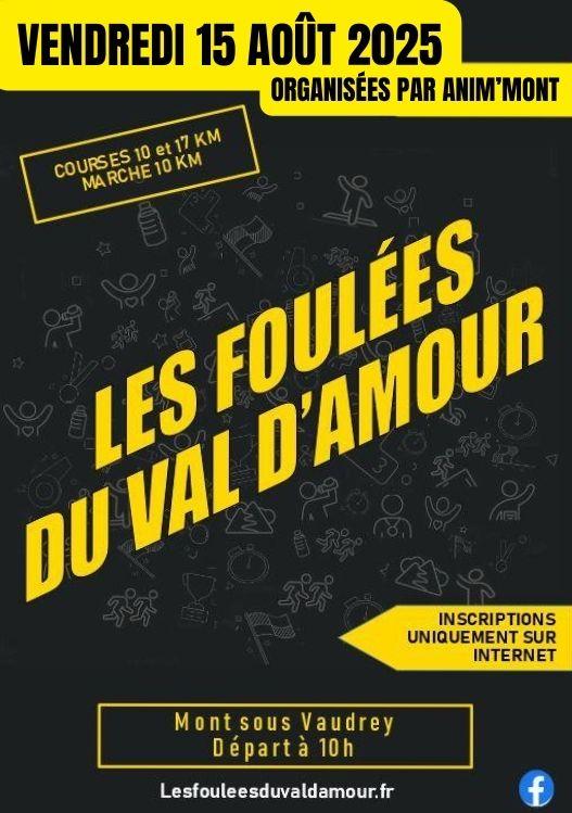 Affiche foulees 2025