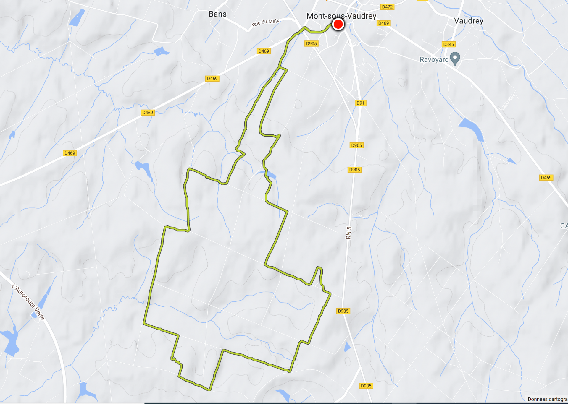 Parcours 17km
